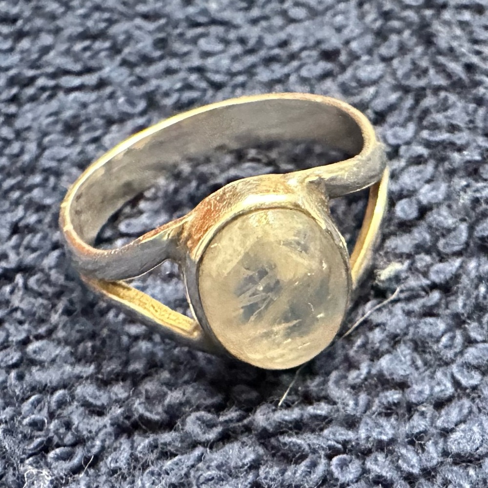 Rainbow Moonstone Gemstone 925 Solid Sterling Sil… - image 2